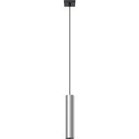 Lagos Moderne schlanke Pendel-Deckenleuchte Chrom 1x GU10 - Sollux von SOLLUX