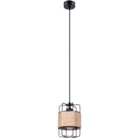 Gizur Industrielle schlanke Pendel-Deckenleuchte aus Holz, 1 x E27 - Sollux Gizur Industrielle schlanke Pendel-Deckenleuchte aus Holz, 1 x E27 - Sollux von SOLLUX