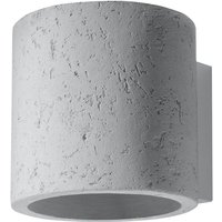 SOLLUX SL.0486 Wandleuchte ORBIS Up & Downlight Beton L: 10, B: 12, H: 10, Fassung G9, dimmbar von SOLLUX