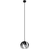 Sollux Lighting Tulos Kugelpendel-Deckenleuchte, Schwarz, 1x E27 von GREENICE