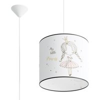 Sollux - Princess Zylindrische Pendel-Deckenleuchte 30cm von SOLLUX