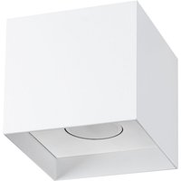 Sollux - SL.1276 Deckenleuchte hati GU10 1 x 10W Aluminium weiß L:12cm B:12cm H:11cm dimmbar von SOLLUX