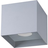 Sollux - SL.1278 Deckenleuchte hati GU10 1 x 10W Aluminium grau L:12cm B:12cm H:11cm dimmbar von SOLLUX