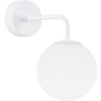 Wandleuchte aus weißem Glas mit weißer Kugel für Badezimmer, Flur, 1xG9 8W ASTRAL Sollux Lighting Wandleuchte aus weißem Glas mit weißer Kugel für Badezimmer, Flur, 1xG9 8W ASTRAL Sollux Lighting von SOLLUX
