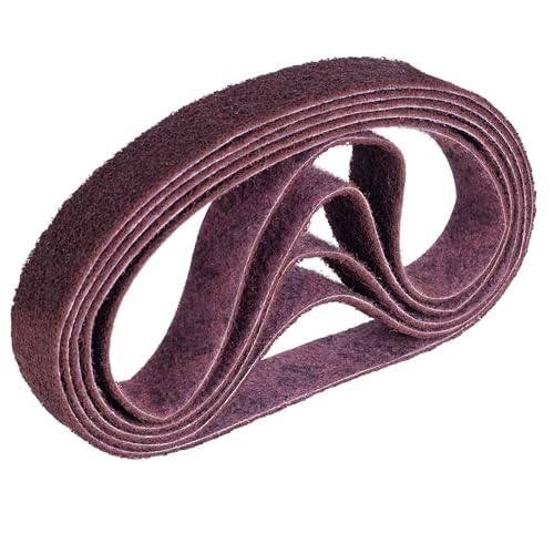 3 M S cotch Brite Schleifband Vliesband Rohrbandschleifer Schleifmaschine SC-BL 40x760mm, 5 Stück, Körnungsbereich Grade: Medium, Color: red, Korn:120 3 M S cotch Brite Schleifband Vliesband Rohrbandschleifer Schleifmaschine SC-BL 40x760mm, 5 Stück, Körnungsbereich Grade: Medium, Color: red, Korn:120 von SOLNIT