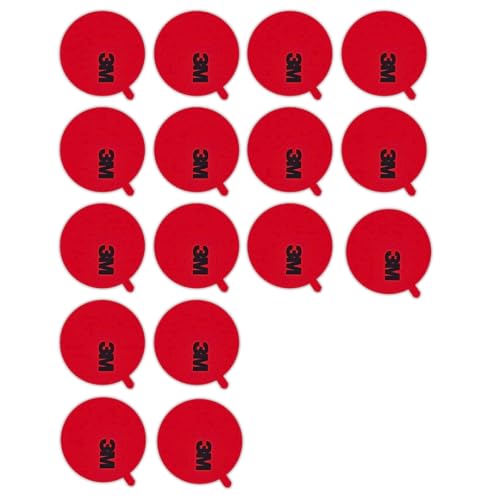 Doppelseitiges Montageband, strapazierfähig, wasserdicht, starker Montageklebstoff, Schaumstoff, LED-Streifen fürs Auto, Heimbüro-Dekoration, hergestellt mit 3M CP5108 (30 mm diameter_16 Piece) von SOLNIT