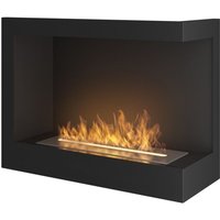 Corner 600 Right SimpleFire Bioethanol-Einbaukamin mit Glas von SOLOLED