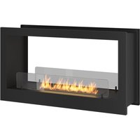 Design-Einbau-Bioethanol-Wandkamin Doppelseitig mattschwarz mit Schutzglas 2 Seite 900 Design-Einbau-Bioethanol-Wandkamin Doppelseitig mattschwarz mit Schutzglas 2 Seite 900 von SOLOLED