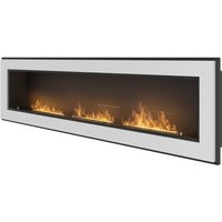 Frame 1800 SimpleFire Einbau-Bioethanolkamin mit weißem Glas Frame 1800 SimpleFire Einbau-Bioethanolkamin mit weißem Glas von SOLOLED