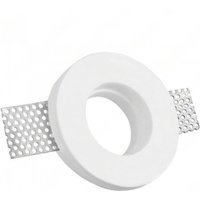 Runder Einbaustrahlerhalter aus weißem Gips ø100x30 mm für GU10- und GU5.3-LEDs Runder Einbaustrahlerhalter aus weißem Gips ø100x30 mm für GU10- und GU5.3-LEDs von SOLOLED