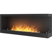 Sololed - Corner 1200 Right SimpleFire Bioethanol-Einbaukamin mit Glas von SOLOLED