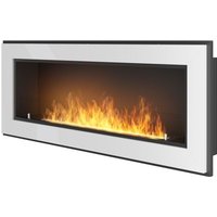 Sololed - Frame 1200 SimpleFire Einbau-Bioethanolkamin in Weiß mit Glas Sololed - Frame 1200 SimpleFire Einbau-Bioethanolkamin in Weiß mit Glas von SOLOLED