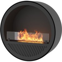 Sololed - Incircle Wand-Bioethanol-Kamin - Runder Design-Biokamin zum Aufhängen an der Wand, d. 72 cm, Weiß von SOLOLED