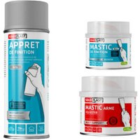 Pack SOLOPLAST Reparatur Karosserieloch - Armierte Spachtelmasse - Spachtelmasse und Finishing Primer Pack SOLOPLAST Reparatur Karosserieloch - Armierte Spachtelmasse - Spachtelmasse und Finishing Primer von SOLOPLAST