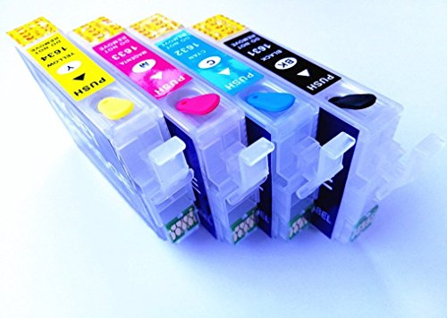 Kit Nachfüllpatronen für wf-2750 wf-2760 Original Inkjet einzigen nachfüllbar Auto Reset Sich resettano Piu 'mal Anleitung in Italienisch und technische Unterstützung Post von SOLOSHOPITALIA