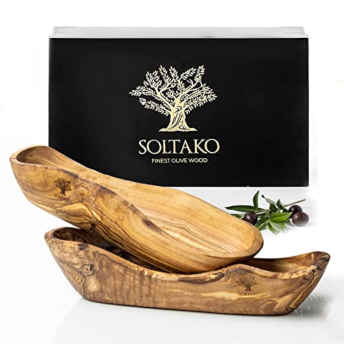 SOLTAKO Olivenholt Schale länglich in L 2er Set Le Boulanger SOLTAKO Olivenholt Schale länglich in L 2er Set Le Boulanger von SOLTAKO