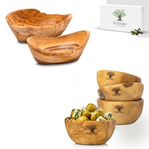 SOLTAKO Olivenholz Geschenksset ideal für Tapas und Snakcs The Hummus Lover 4er Set + Les Snacks 2er Set SOLTAKO Olivenholz Geschenksset ideal für Tapas und Snakcs The Hummus Lover 4er Set + Les Snacks 2er Set von SOLTAKO