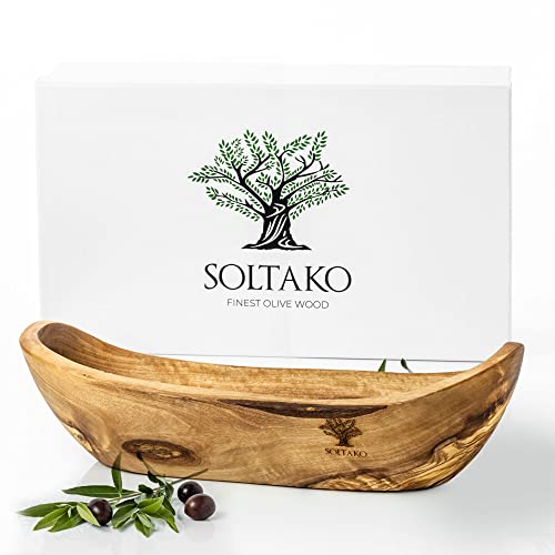 SOLTAKO Olivenholz Schale länglich in L Le Boulanger von SOLTAKO