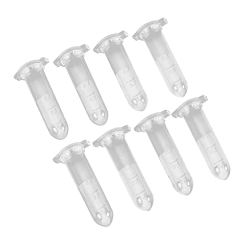 SOLUSTRE 1000stücke Zentrifugenröhrchen Mit Runder Boden Behälterdose Zum Befüllen Flexibler Deckel Laborbedarf Probenzufuhr von SOLUSTRE