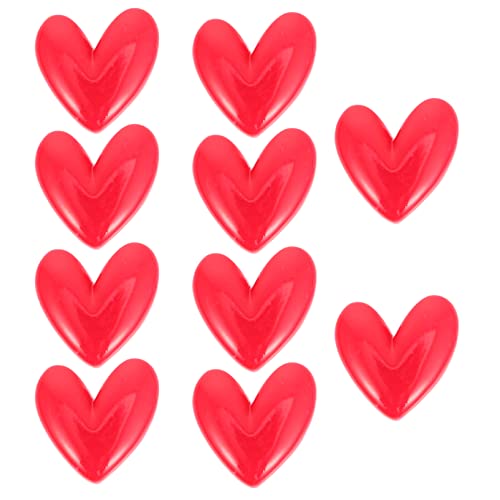 Rote Liebe Herz Kühlschrankmagnete: 10 Stücke 3D Kühlschrank Magnetische Aufkleber Herz Magnet Aufkleber Zeichen Kühlschrank Dekorationen für Schließküche Whiteboard Büro Küche von SOLUSTRE