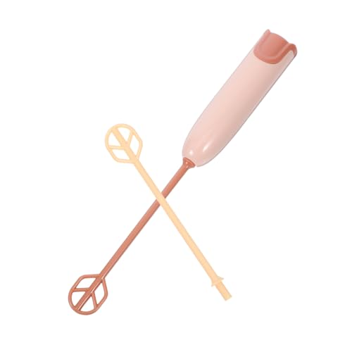 SOLUSTRE 1 Satz Elektrischer Handmixer mit Verlängertem Griff Milchpulver und Getränken Kompakte für Einfache Lagerung und Transport für Unterwegs von SOLUSTRE
