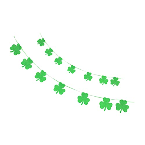 SOLUSTRE 1 Satz Flagge Kleeblatt Banner Dreiblättrige Brosche Anstecknadel St Patricks Day St Patricks Party Banner St Patricks St Patricks Day Zubehör Topper Vliesstoff 2 STÜCKE SOLUSTRE 1 Satz Flagge Kleeblatt Banner Dreiblättrige Brosche Anstecknadel St Patricks Day St Patricks Party Banner St Patricks St Patricks Day Zubehör Topper Vliesstoff 2 STÜCKE von SOLUSTRE