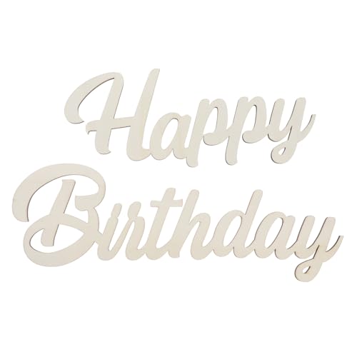 SOLUSTRE 1 Satz Geburtstagsschild aus Holz Retro Alles zum Geburtstag Zeichen hängend fröhliches Holzschild Alles zum Geburtstag Holzschild großes Happy Birthday Schild SOLUSTRE 1 Satz Geburtstagsschild aus Holz Retro Alles zum Geburtstag Zeichen hängend fröhliches Holzschild Alles zum Geburtstag Holzschild großes Happy Birthday Schild von SOLUSTRE