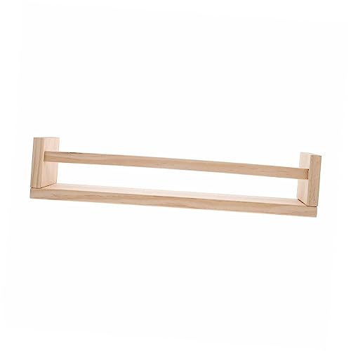 SOLUSTRE 1 Satz Holz Wandregal Wandregal für und Badezimmer Multifunktional und Platzsparend zur Dekoration und Aufbewahrung von Kleinigkeiten SOLUSTRE 1 Satz Holz Wandregal Wandregal für und Badezimmer Multifunktional und Platzsparend zur Dekoration und Aufbewahrung von Kleinigkeiten von SOLUSTRE