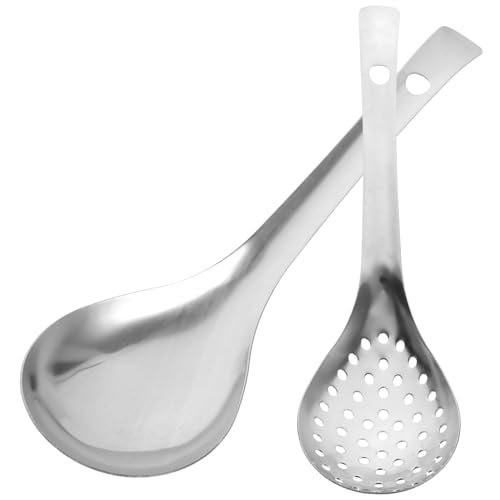 SOLUSTRE 1 Satz Löffel Set Teiliges Küchenset mit Vielseitigem Rühr und Löffel für Kaffee Reis Suppe und Desserts Pflegeleicht und Tragbar von SOLUSTRE
