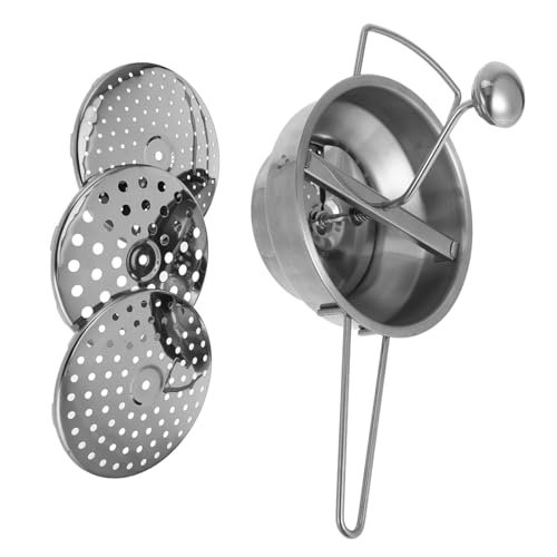 SOLUSTRE 1 Satz Manuelle Kartoffelpresse mit Ergonomischem Griff Vielseitiges Werkzeug für Kartoffeln Karotten Obst Kompakt und Spülmaschinenfest Austauschbaren SOLUSTRE 1 Satz Manuelle Kartoffelpresse mit Ergonomischem Griff Vielseitiges Werkzeug für Kartoffeln Karotten Obst Kompakt und Spülmaschinenfest Austauschbaren von SOLUSTRE
