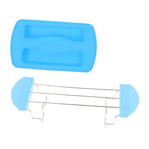 SOLUSTRE 1 Satz Toaster Warming Rack Teiliges Sandwich Rack mit Abnehmbarem Deckel für Gleichmäßiges Toasten für Haushalte und Grillabende aus Langlebigem Material Leicht zu Reinigen von SOLUSTRE