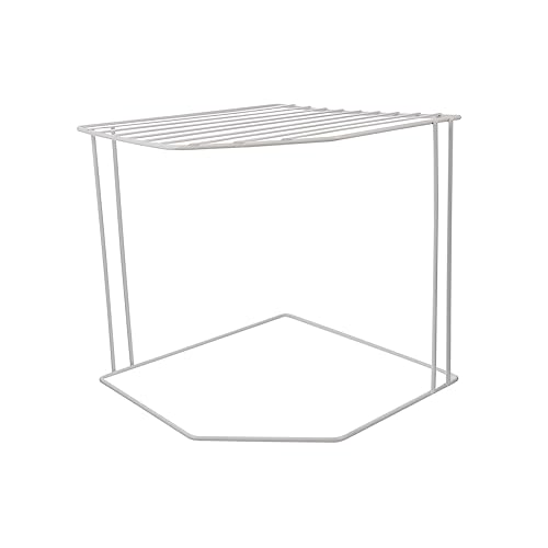 SOLUSTRE 1 Stück Eckregal aus Zweilagiges Aufbewahrungsregal für Küche und Bad Multifunktionaler Organizer für Gewürze und Haushalt Platzsparend Modern und Dekorativ für Flaschen und SOLUSTRE 1 Stück Eckregal aus Zweilagiges Aufbewahrungsregal für Küche und Bad Multifunktionaler Organizer für Gewürze und Haushalt Platzsparend Modern und Dekorativ für Flaschen und von SOLUSTRE