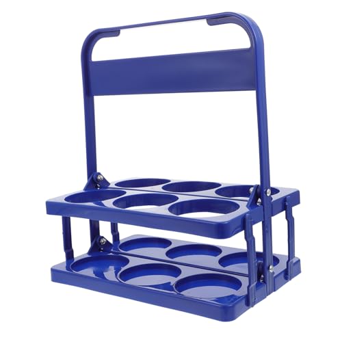 SOLUSTRE 1 Stück Faltbarer Plastik Bierträger mit Griff Robuster Flaschenhalter für Partys Leicht zu Transportieren Verstauen für Bierflaschen und Getränke von SOLUSTRE