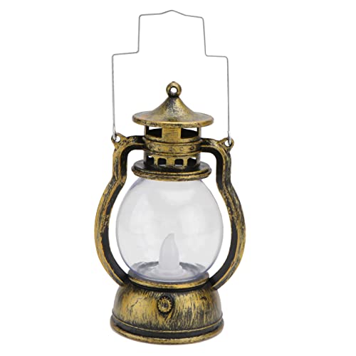 SOLUSTRE 1 Stück Tragbare Pferdelampe dekorativ Dekorationen Retro Styles batteriebetriebene lampen Handliche Retro-Laterne Nachtlichter zu Hause Laternen-Designleuchten Plastik Brown von SOLUSTRE