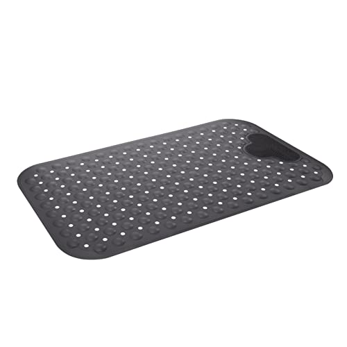 SOLUSTRE 1 Stück rutschfeste Duschmatte aus PVC Praktische Flexible Rutsch Badematte für Bad Wc und Eingangsbereich mit Massagefunktion und Sicherem Halt von SOLUSTRE