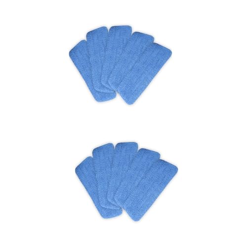 SOLUSTRE 10stücke Teiliges Mikrofaser Mop-Pads Ersatzkopf Für Nass Und Trockenreinigung Kompatibel Mit Wischmopps Waschbar Und Wiederverwendbar Für Parkett Und Fliesenböden Hohe SOLUSTRE 10stücke Teiliges Mikrofaser Mop-Pads Ersatzkopf Für Nass Und Trockenreinigung Kompatibel Mit Wischmopps Waschbar Und Wiederverwendbar Für Parkett Und Fliesenböden Hohe von SOLUSTRE