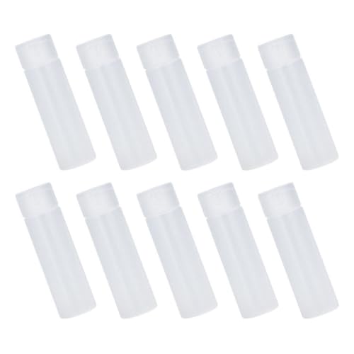 SOLUSTRE 10 Stück 30 Ml Kunststoff-Quetschflaschen Mit Kappen Leere Quetschflaschen Nachfüllbare Behälter Für Handlotionen Gele Shampoo von SOLUSTRE