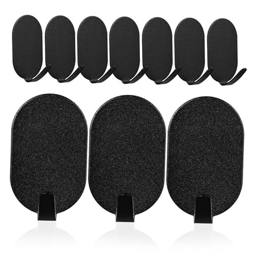 SOLUSTRE 10 Stück Selbstklebende Wandhaken Edelstahl Haken Für Küche Bad Schlafzimmer Robuste Klebehaken Für Handtücher Schlüssel Und Utensilien Und Langlebige Haken Ohne Bohren von SOLUSTRE