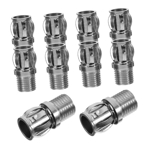 SOLUSTRE 10 Stück Lampenfassung Metall Lampenhalterung mit Schnellverschluss für Vielseitige Beleuchtung Langlebige Metallkonstruktion Kompatibel für Innen und Außenbereich Praktische von SOLUSTRE