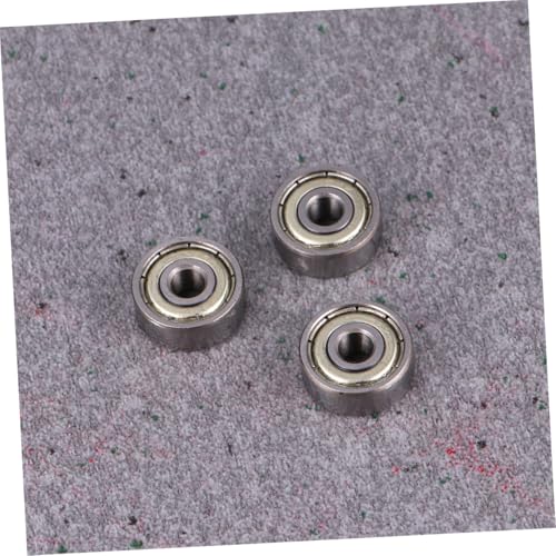 SOLUSTRE 10 Stück Miniatur Rillenkugellager Doppelter Metallschutz Hochleistungs kugellager für Kleine Motoren Traktoren Präzise Langlebige Kugellager von SOLUSTRE