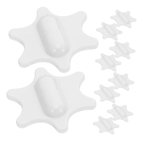 SOLUSTRE 10 Stück Ptfe Magnetrührstab Weiß Verschleißfest Effizienter Mischstab für Laborrühren und Automatisches Rühren in Kleinen Bechern Kompatibel für Labor Küchenanwendungen SOLUSTRE 10 Stück Ptfe Magnetrührstab Weiß Verschleißfest Effizienter Mischstab für Laborrühren und Automatisches Rühren in Kleinen Bechern Kompatibel für Labor Küchenanwendungen von SOLUSTRE