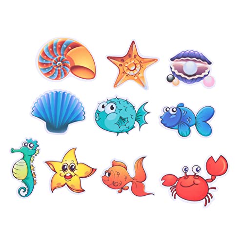 SOLUSTRE 10 Stück Teiliges Badewannen Aufkleber mit Rutschfestem Wasserdichtem Ozeantier Design Selbstklebend Hautfreundlich und Sicher für Einfache Anbringung Glatten Oberflächen SOLUSTRE 10 Stück Teiliges Badewannen Aufkleber mit Rutschfestem Wasserdichtem Ozeantier Design Selbstklebend Hautfreundlich und Sicher für Einfache Anbringung Glatten Oberflächen von SOLUSTRE