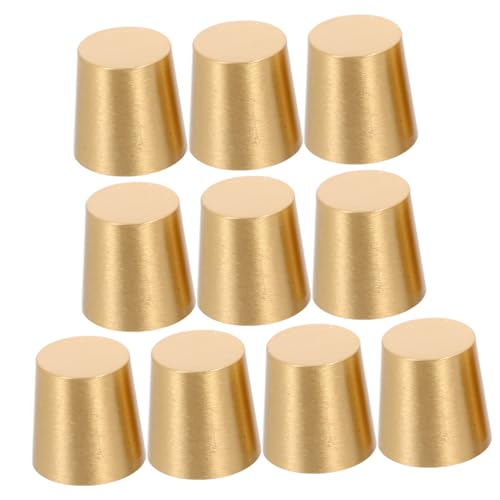 SOLUSTRE 10 Stück Teiliges Messing Möbel Füße Messing Füße für Holz Tablett Riser Schneidebrett Schrank Schutz Pads für Möbel Küchen Zubehör SOLUSTRE 10 Stück Teiliges Messing Möbel Füße Messing Füße für Holz Tablett Riser Schneidebrett Schrank Schutz Pads für Möbel Küchen Zubehör von SOLUSTRE