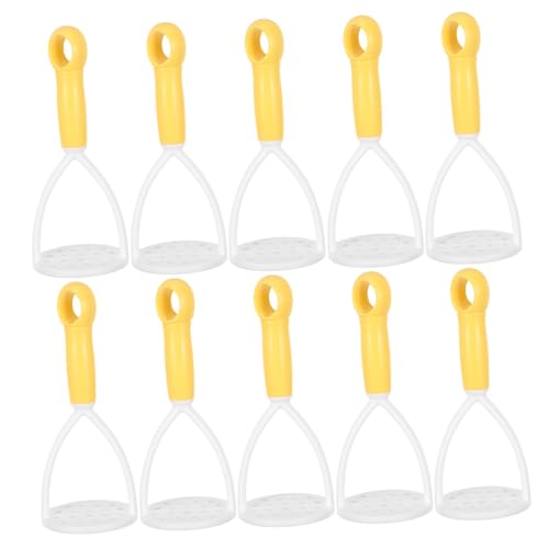 SOLUSTRE 10 Stück Teiliges Mini Kartoffelstampfer aus Robustem Kompakt und Leicht Vielseitig für Kartoffeln Avocado und Gemüse für Cremiges Püree Platzsparend und Reisefreundlich von SOLUSTRE