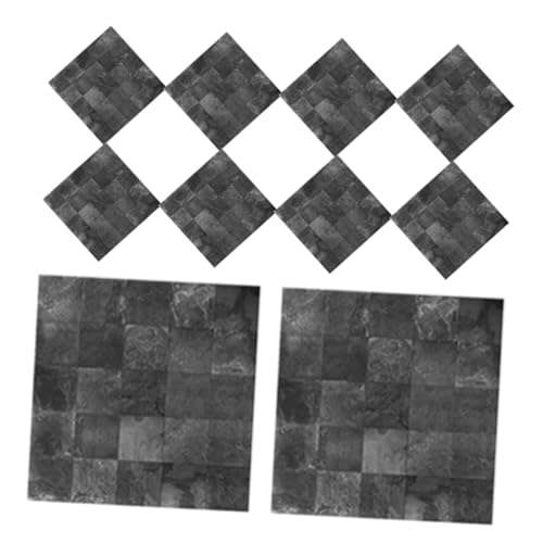 SOLUSTRE 10 Stück Teiliges Selbstklebende Fliesenaufkleber für Küche und Schlafzimmer Wasserdichte Langlebige Diy Dekorfliesen mit Modernem Design Einfach Anzubringen und Pflegeleicht von SOLUSTRE