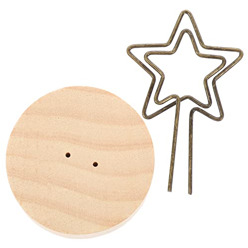 SOLUSTRE 10 Stück Tischkartenhalter Klammern Fotohalter Stehend Memo Notizhalter für Büro Zuhause Dekoration Langlebig Multifunktional von SOLUSTRE