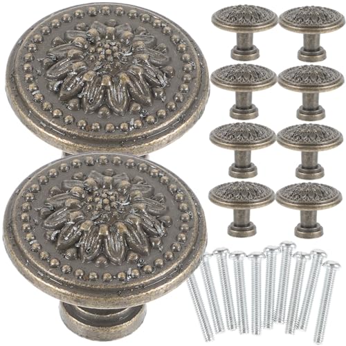 SOLUSTRE 10 Stück Vintage Schubladengriffe Teiliges aus Möbelknöpfe für Küchen Bad und Wohnzimmermöbel Vielseitig für Schränke und Kommoden SOLUSTRE 10 Stück Vintage Schubladengriffe Teiliges aus Möbelknöpfe für Küchen Bad und Wohnzimmermöbel Vielseitig für Schränke und Kommoden von SOLUSTRE