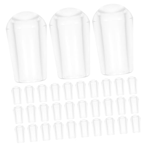 SOLUSTRE 100 Stück Endkappen für Kleiderbügel Runde Gummiabdeckungen für Draht und Haken Schutz Transparent für Kleiderständer und Trockenständer SOLUSTRE 100 Stück Endkappen für Kleiderbügel Runde Gummiabdeckungen für Draht und Haken Schutz Transparent für Kleiderständer und Trockenständer von SOLUSTRE
