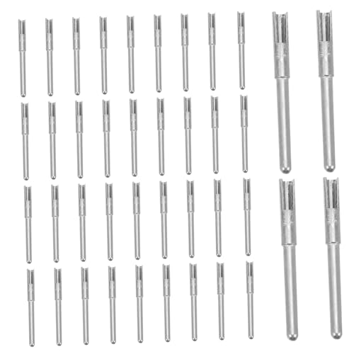 SOLUSTRE 100 Stück Kupfer Stecknadel Anschluss mit Nickelbeschichtung Leitfähiger Messing Pin Terminal Präzise Gefertigt für Automotive Elektronik Industrieautomation und SOLUSTRE 100 Stück Kupfer Stecknadel Anschluss mit Nickelbeschichtung Leitfähiger Messing Pin Terminal Präzise Gefertigt für Automotive Elektronik Industrieautomation und von SOLUSTRE