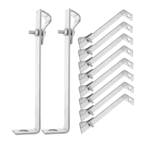 SOLUSTRE 10St Blitzschutzhalterung Galvanisierte Halterung Außeneinsatz Halterung Metall Erdungsclips Überspannungsschutzklemmen Massekabelschelle Erdungsklemme Galvanisiertes Eisen Silver SOLUSTRE 10St Blitzschutzhalterung Galvanisierte Halterung Außeneinsatz Halterung Metall Erdungsclips Überspannungsschutzklemmen Massekabelschelle Erdungsklemme Galvanisiertes Eisen Silver von SOLUSTRE